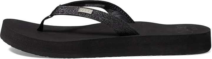 Reef Star Cushion Women's Shoes Black : 6 B - Medium, Satin/Synthetic/EVA - Image 7