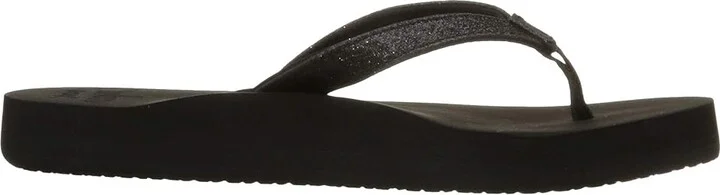 Reef Star Cushion Women's Shoes Black : 6 B - Medium, Satin/Synthetic/EVA - Image 8