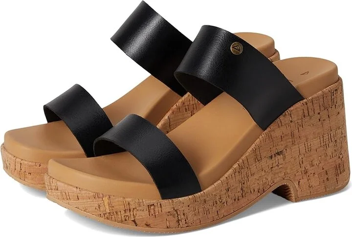 Reef Sunset Ibiza Women's Sandals Black/Tan : 11 B - Medium