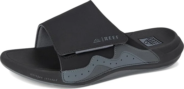 Reef Swell Cruiser Slide Men's Sandals Black/Grey : 10 D - Medium, Rubber - Image 5