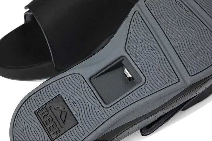Reef Swell Cruiser Slide Men's Sandals Black/Grey : 10 D - Medium, Rubber - Image 7
