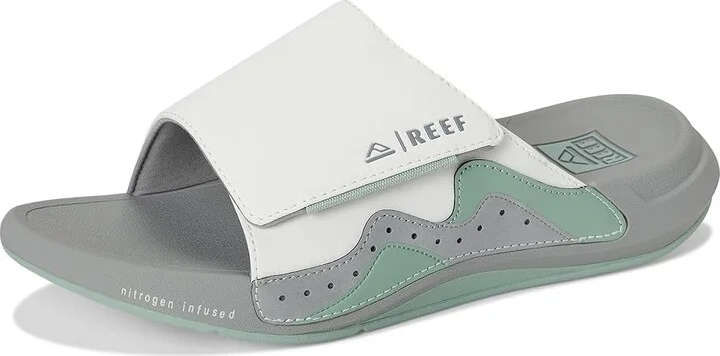 Reef Swell Cruiser Slide Men's Sandals Grey/Green : 7 D - Medium, Rubber - Image 5