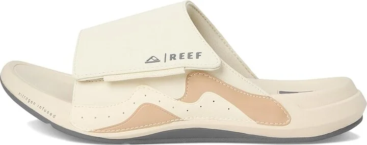 Reef Swell Cruiser Slide Men's Sandals Off-White/Tan : 12 D - Medium, Rubber - Image 6