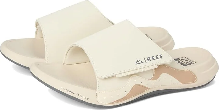 Reef Swell Cruiser Slide Men's Sandals Off-White/Tan : 12 D - Medium, Rubber