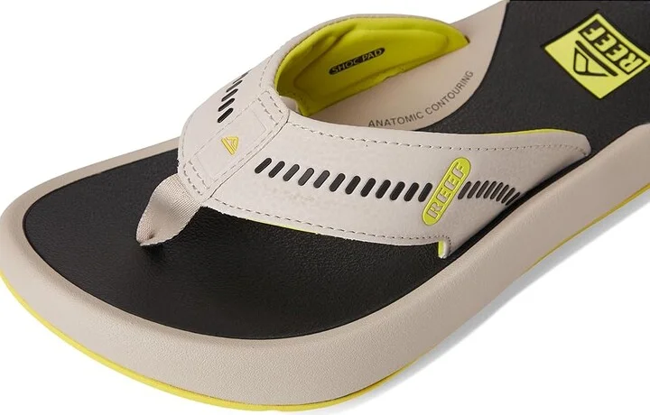 Reef Swellsole Cruiser Men's Shoes Grey/Lime : 9 D - Medium, EVA/Rubber/Synthetic - Image 7