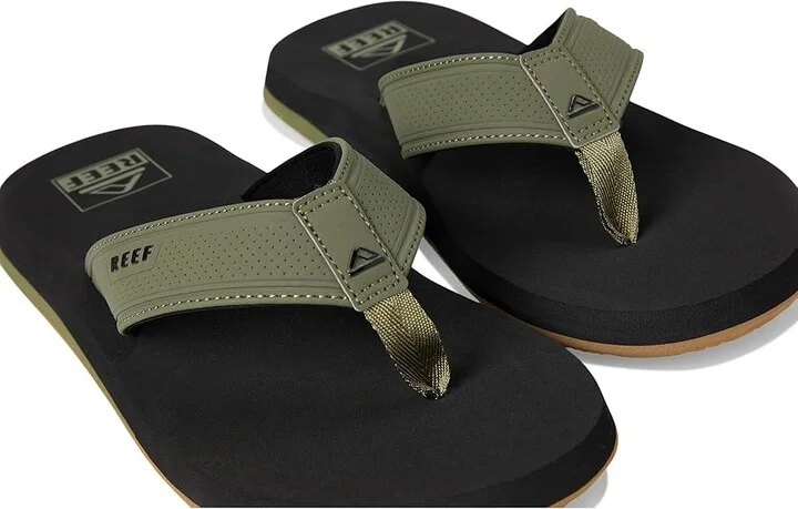Reef The Layback Men's Shoes Black/Olive : 6 D - Medium, Synthetic - Image 7