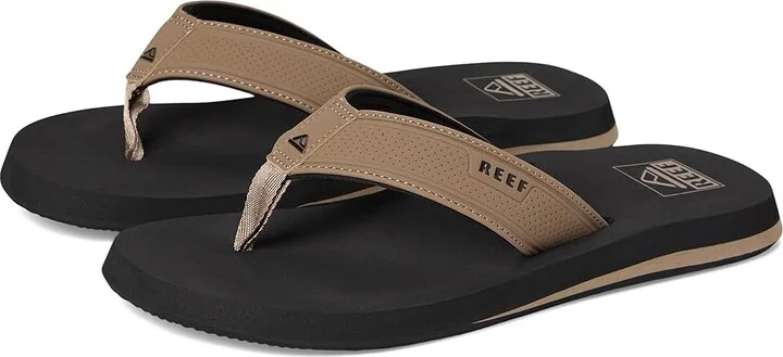 Reef The Layback Men's Shoes Black/Tan : 6 D - Medium, Synthetic