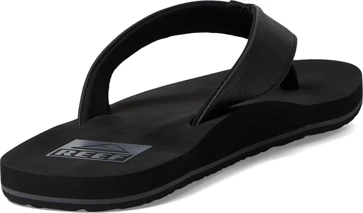 Reef Twinpin Men's Sandals Black/Black : 6 D - Medium, Synthetic - Image 5