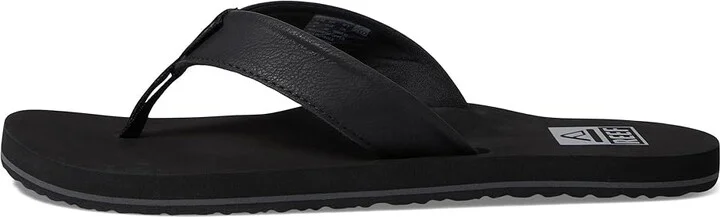 Reef Twinpin Men's Sandals Black/Black : 6 D - Medium, Synthetic - Image 7