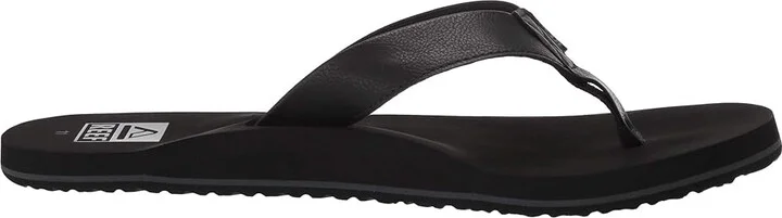 Reef Twinpin Men's Sandals Black/Black : 6 D - Medium, Synthetic - Image 8