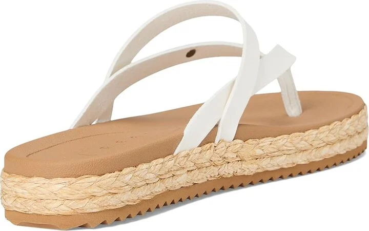 Reef Vista Carmen Women's Sandals Whisper White : 7 B - Medium, Synthetic - Image 4