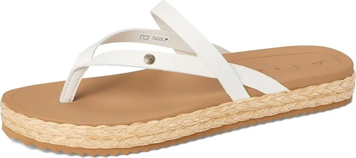Reef Vista Carmen Women's Sandals Whisper White : 7 B - Medium, Synthetic - Image 5
