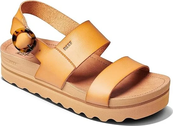 Reef Vista Hi Buckle Women's Shoes Natural : 7 B - Medium, Synthetic