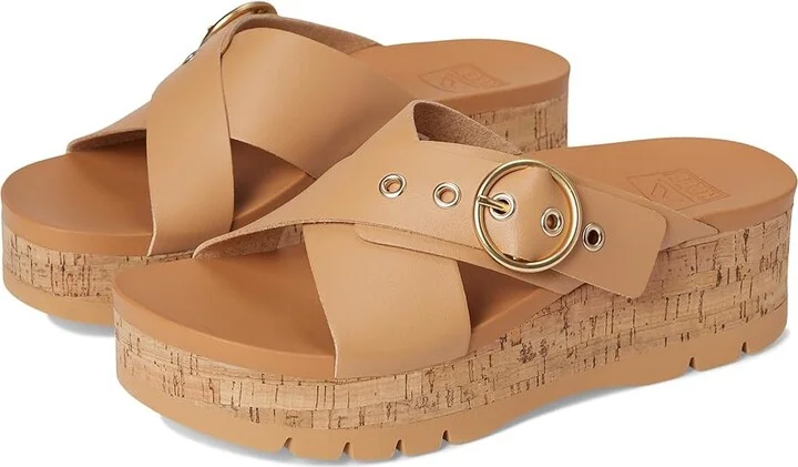 Reef Vista Higher Gia Women's Sandals Natural Cork : 9.5 B - Medium