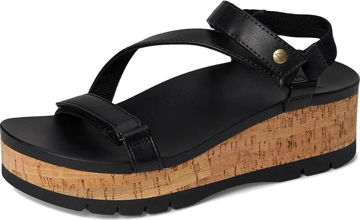 Reef Vista Higher Luna Women's Sandals Black Cork : 6 B - Medium - Image 5