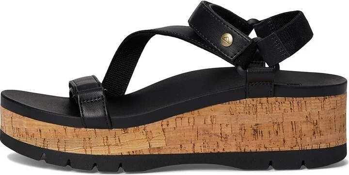 Reef Vista Higher Luna Women's Sandals Black Cork : 6 B - Medium - Image 6