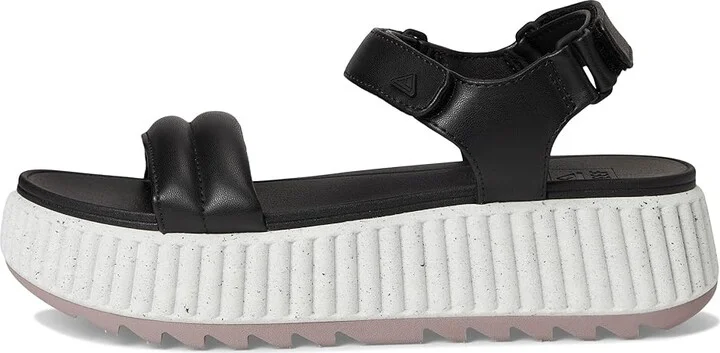 Reef Vista Higher Raya Women's Sandals Black/White : 11 B - Medium, Synthetic - Image 6