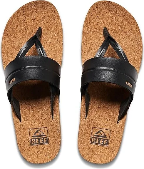 Reef Vista higher Savanah Women's Sandals Black/Tan : 7 M, Synthetic - Image 2