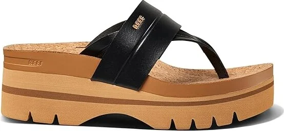 Reef Vista higher Savanah Women's Sandals Black/Tan : 7 M, Synthetic - Image 6