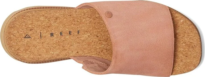 Reef Vista Luxe Evie Women's Wedge Shoes Mauve : 6 B - Medium, Suede - Image 2