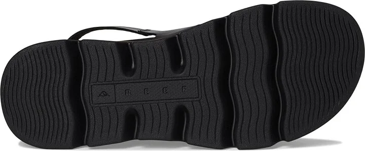 Reef Vista Luxe Liah Women's Wedge Shoes Black : 8 B - Medium - Image 3