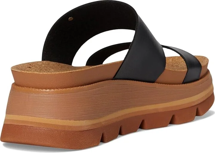 Reef Vista Luxe Siaa Women's Wedge Shoes Black/Tan : 5 B - Medium - Image 4