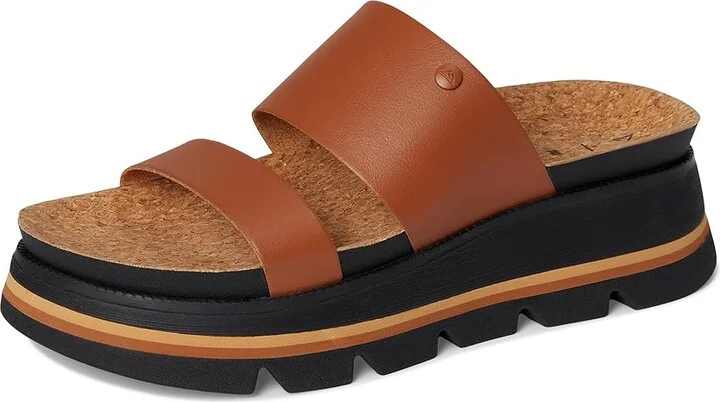 Reef Vista Luxe Siaa Women's Wedge Shoes Cocoa/Black : 10 B - Medium - Image 5