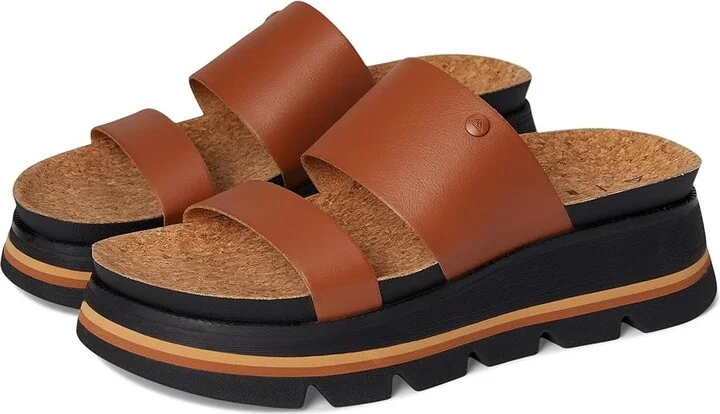 Reef Vista Luxe Siaa Women's Wedge Shoes Cocoa/Black : 10 B - Medium