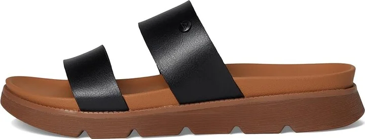 Reef Vista Luxe Thea Women's Wedge Shoes Black/Tan : 11 B - Medium - Image 6