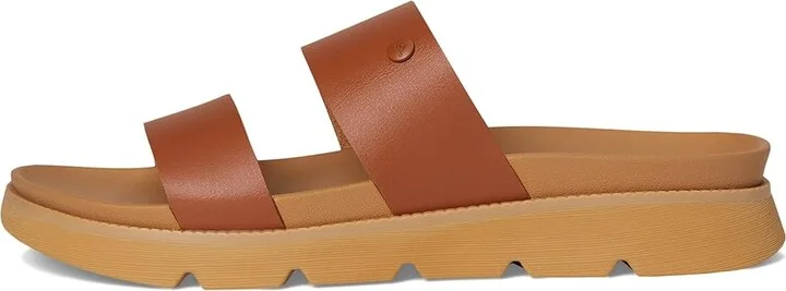 Reef Vista Luxe Thea Women's Wedge Shoes Leather Brown : 7 B - Medium - Image 6