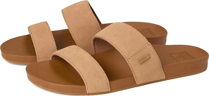 Reef Vista Stevie Women's Wedge Shoes Tobacco : 5 B - Medium, Suede