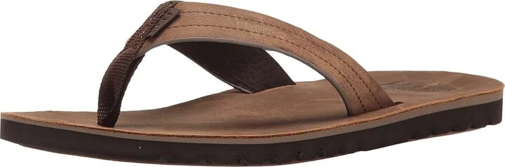 Reef Voyage LE Men's Sandals Dark Brown : 6 D - Medium, Leather - Image 2