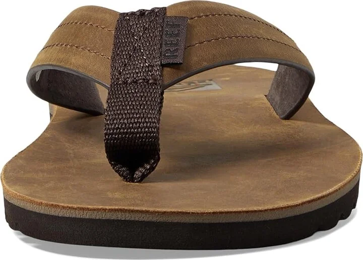 Reef Voyage LE Men's Sandals Dark Brown : 6 D - Medium, Leather - Image 3
