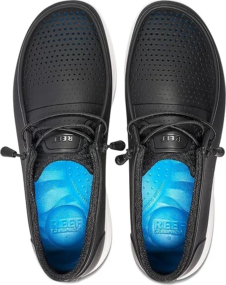 Reef Water Coast Men's Shoes Black : 9 D - Medium, Synthetic - Image 2