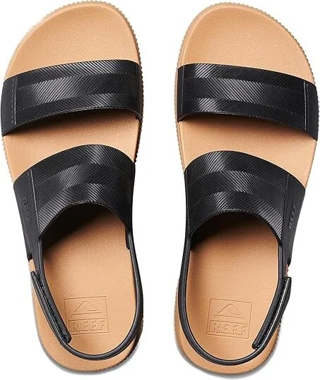 Reef Water Vista Higher Women's Shoes Black/Tan : 7 B - Medium, Synthetic - Image 2