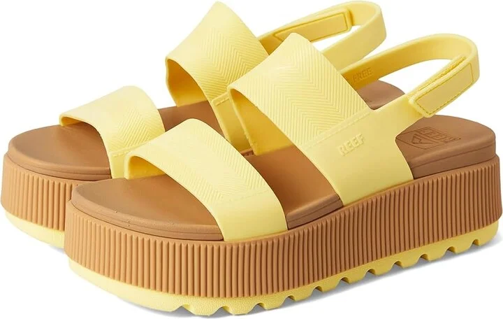 Reef Water Vista Higher Women's Shoes Pale Banana : 9 B - Medium, Synthetic