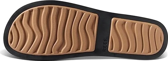 Reef Water Vista Slide Women's Shoes Black/Tan : 5 B - Medium, Synthetic - Image 3