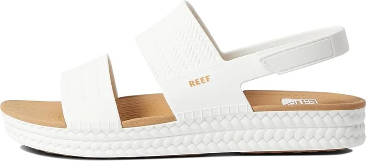 Reef Water Vista Women's Shoes White/Tan : 7 B - Medium, Synthetic - Image 5