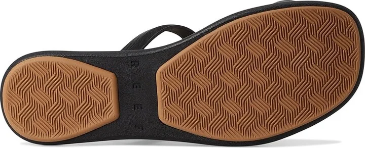 Reef Water Willow Marina Women's Sandals Black/Tan : 6 B - Medium, Synthetic - Image 3