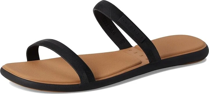 Reef Water Willow Marina Women's Sandals Black/Tan : 6 B - Medium, Synthetic - Image 5