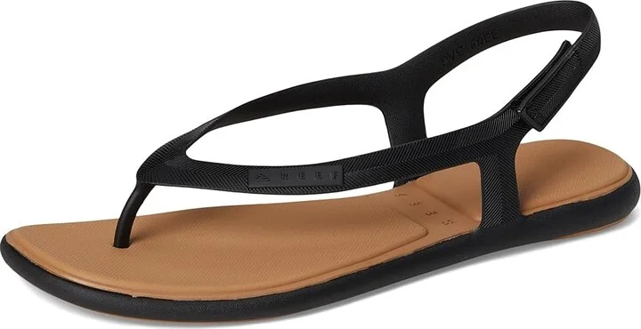 Reef Water Willow Maya Women's Sandals Black/Tan : 8 B - Medium, Synthetic - Image 5