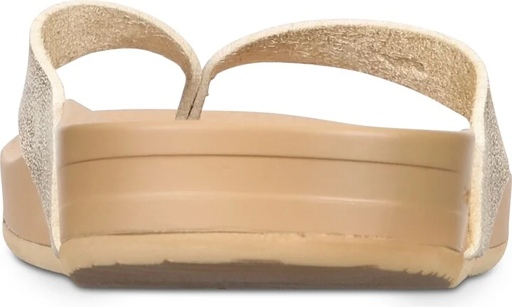 Reef Women's Cushion Court Flip-Flop Sandals - Tan, Champagne - Image 3