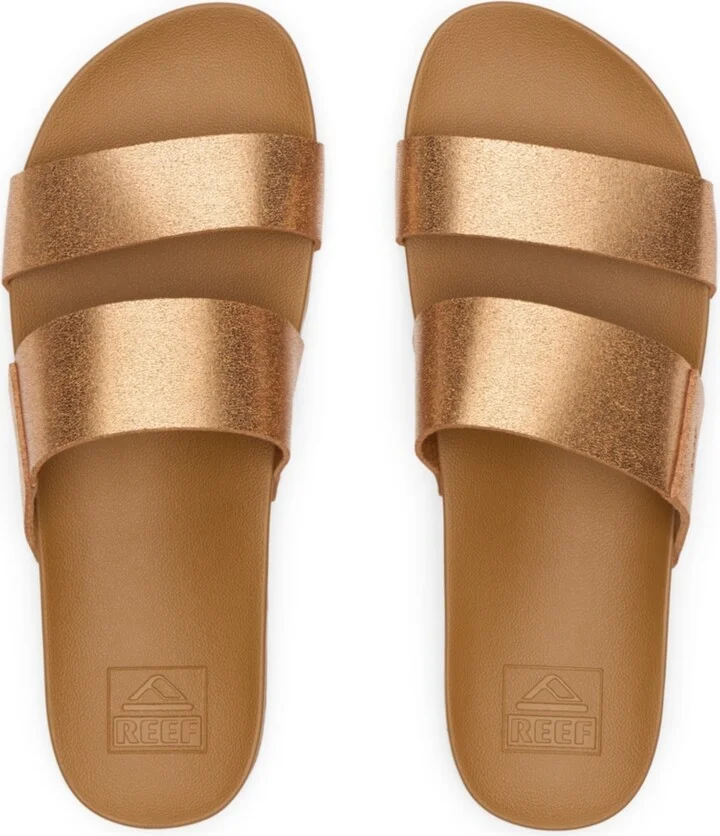 Reef Women's Cushion Vista Open Toe Sandals - Copper, Tan - Image 3