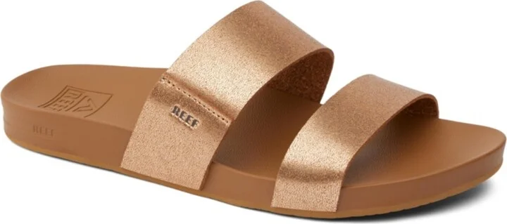 Reef Women's Cushion Vista Open Toe Sandals - Copper, Tan
