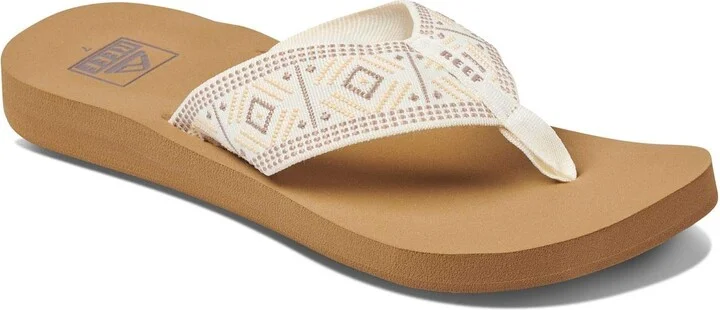 REEF Women's Sandals Spring Woven | Arch Support Flip Flops for Women