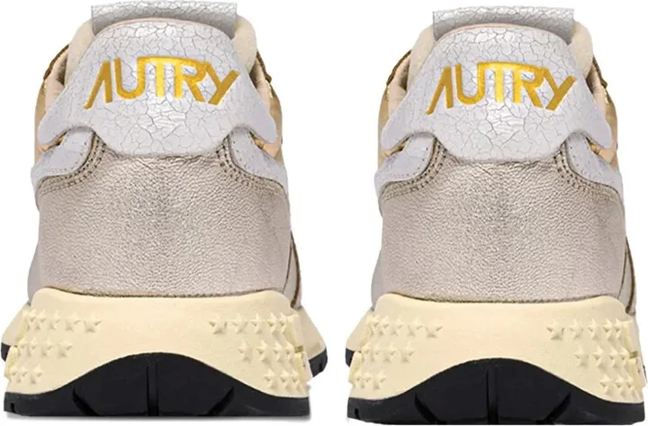 Reelwind Low metallic leather sneakers - Image 3