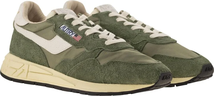 Reelwind - Low Sneakers In Nylon And Suede - Image 4