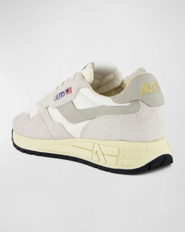 Reelwind Low-Top Leather Trainer Sneakers - Image 5