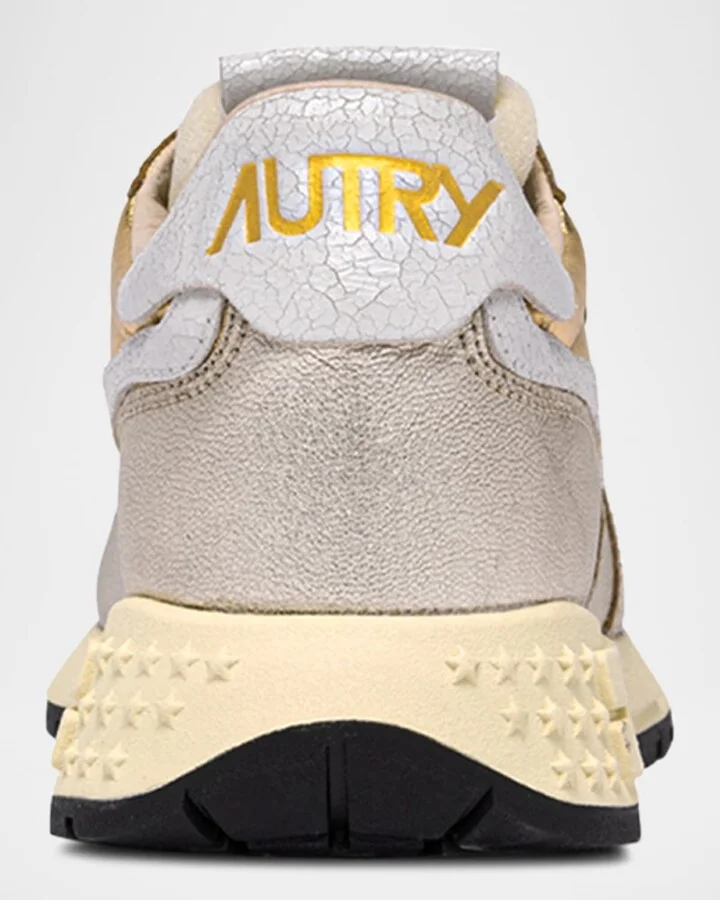 Reelwind Metallic Retro Trainer Sneakers - Image 6