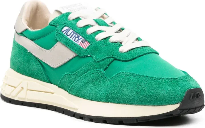 Reelwind panelled suede sneakers - Image 2